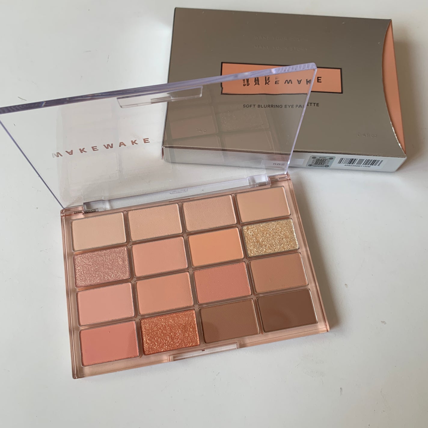 ソフトブラーリングアイパレット/wakemake/アイシャドウパレットを使ったクチコミ(2枚目)