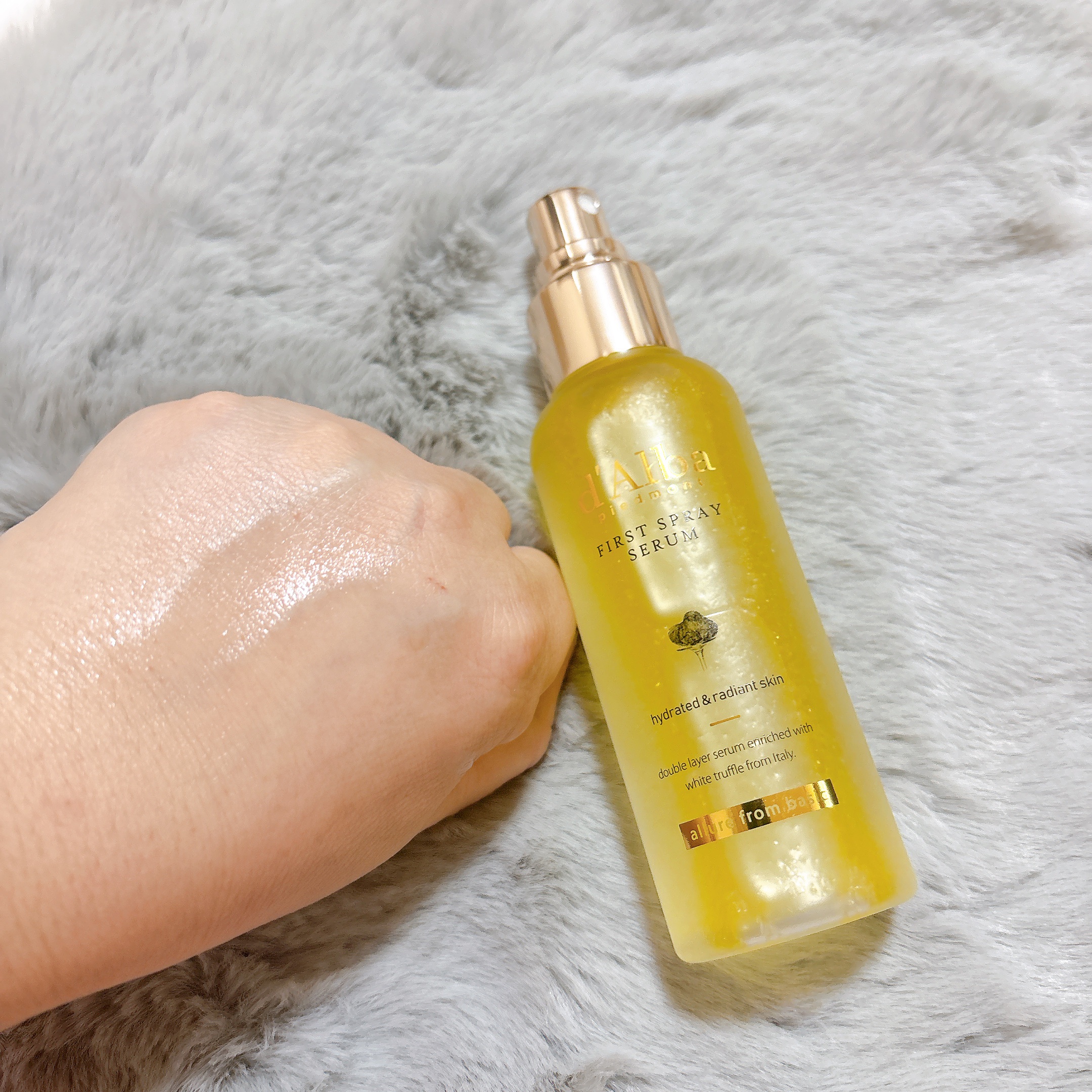 ダルバ ホワイトトリュフファーストスプレーセラム/ダルバ/ミスト状化粧水を使ったクチコミ（2枚目）