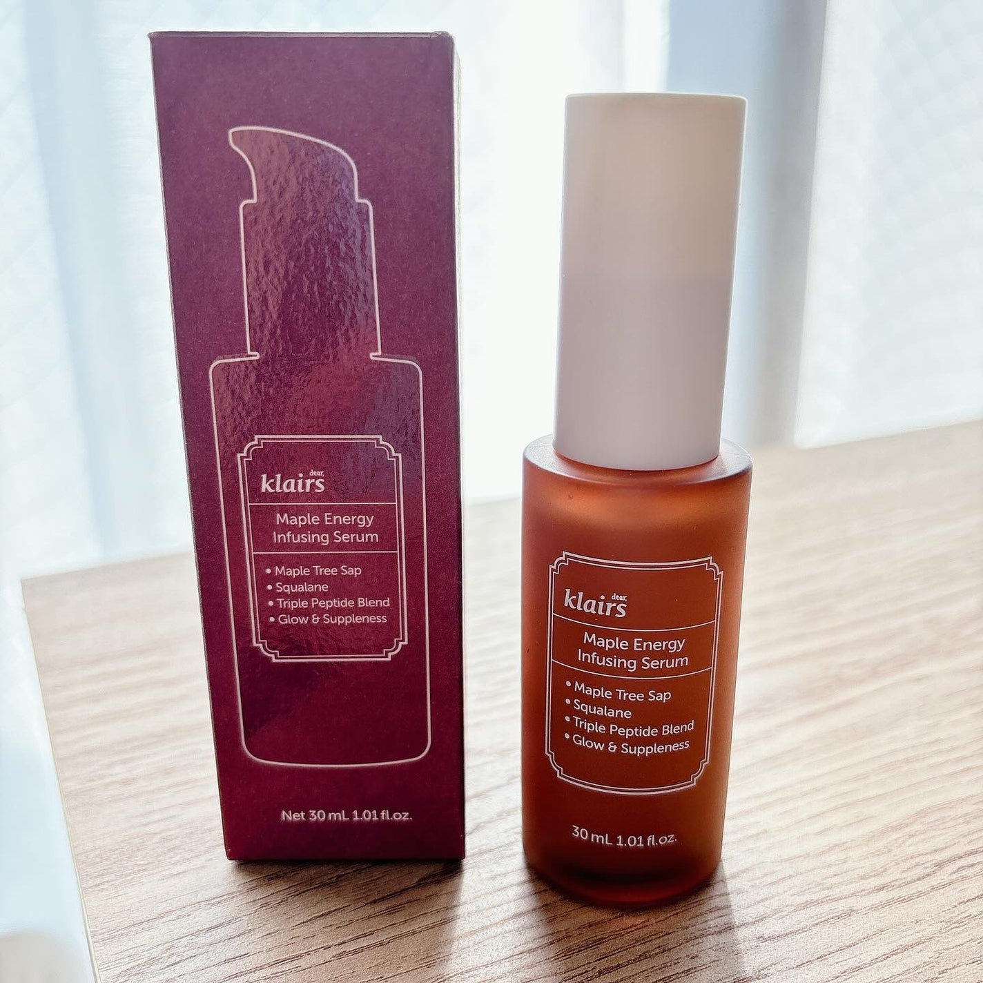 メープル毛穴シロップセラム/Klairs/美容液を使ったクチコミ(1枚目)