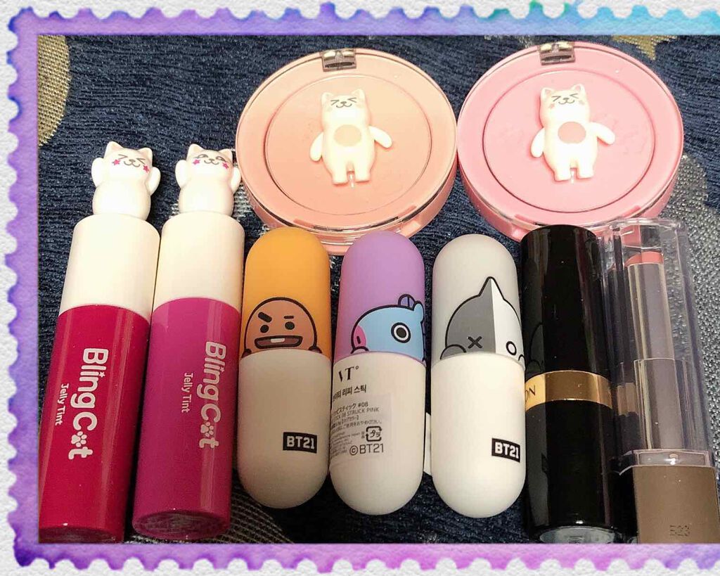 Bling Cat Powder Cheek/TONYMOLY/パウダーチークを使ったクチコミ（1枚目）