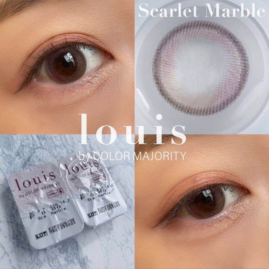 ルイ バイ カラーマジョリティー /louis by COLOR MAJORITY/カラーコンタクトレンズを使ったクチコミ(2枚目)