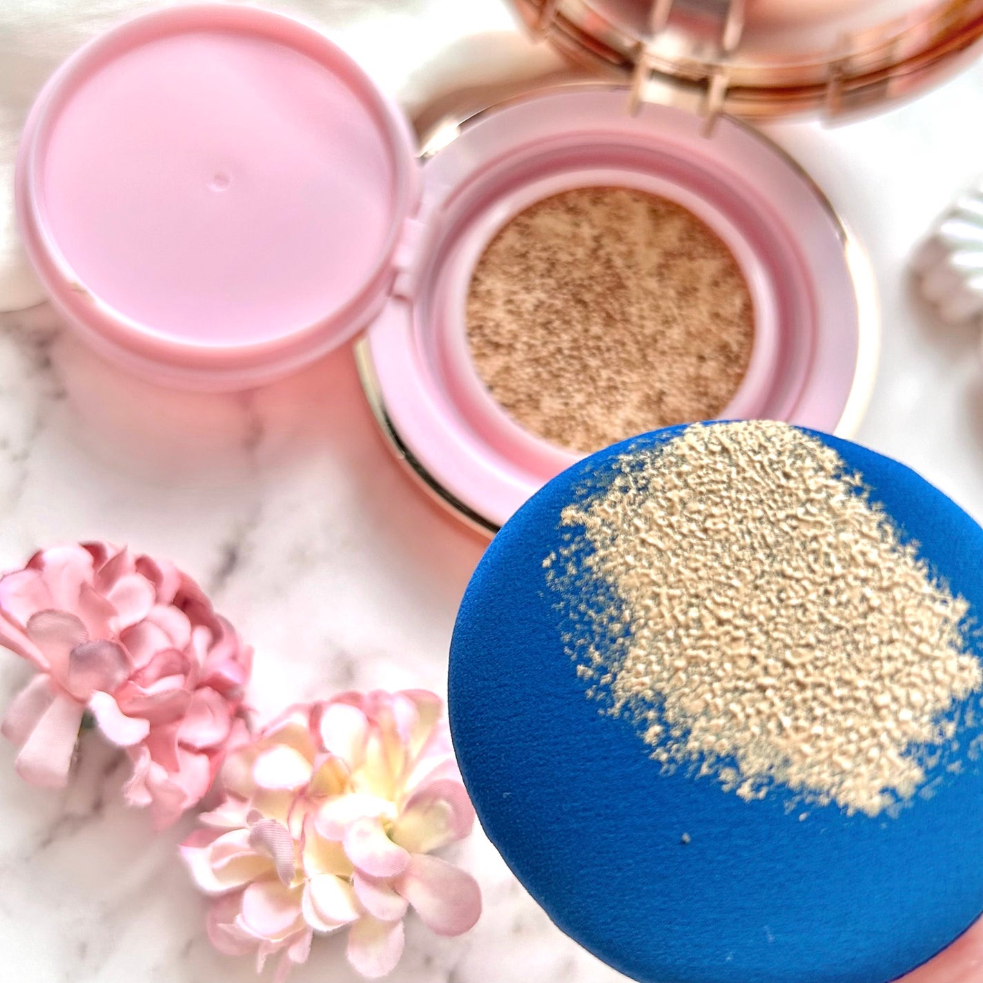 ピンクティーツリーカバープライマークッション/APLIN/クッションファンデーションを使ったクチコミ(3枚目)