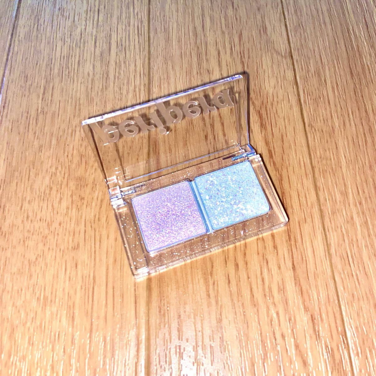  デュオ ポケット グリッター シャドウ/PERIPERA/アイシャドウパレットを使ったクチコミ（2枚目）
