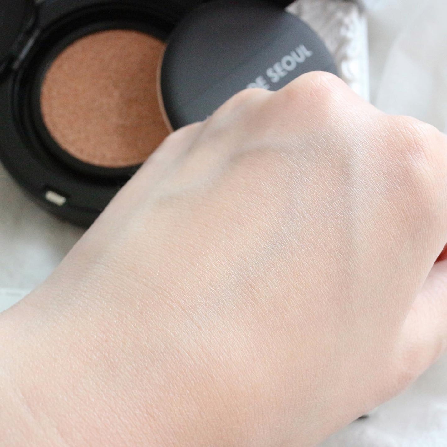 ジャビンドゥソウル ウインクファンデーションパクト/Javin De Seoul/クッションファンデーションを使ったクチコミ(7枚目)