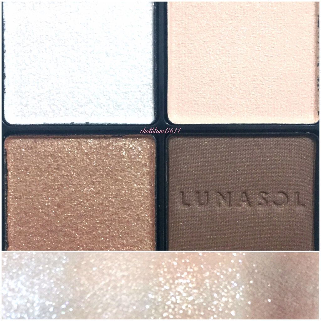 アイカラーレーション EX12 Flawless Clarity（限定発売）/LUNASOL/アイシャドウパレットを使ったクチコミ（3枚目）