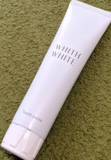歯磨き粉/WHITH WHITE/歯磨き粉を使ったクチコミ(1枚目)