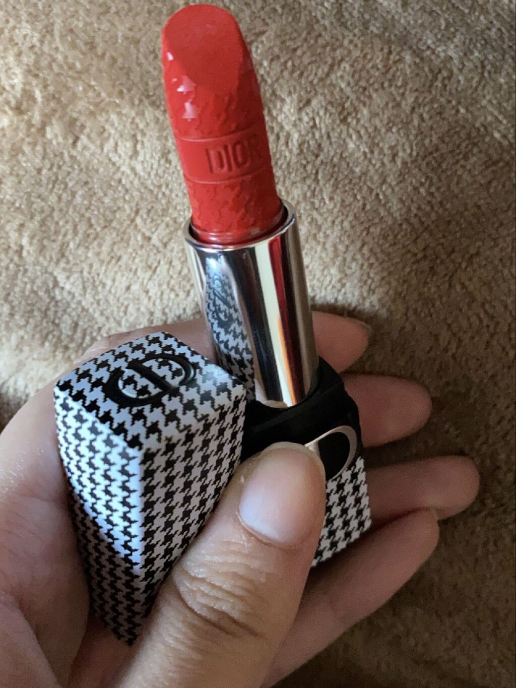 ルージュ ディオール 999V ベルベット<ニュー ルック エディション>（生産終了）/Dior/口紅を使ったクチコミ（2枚目）