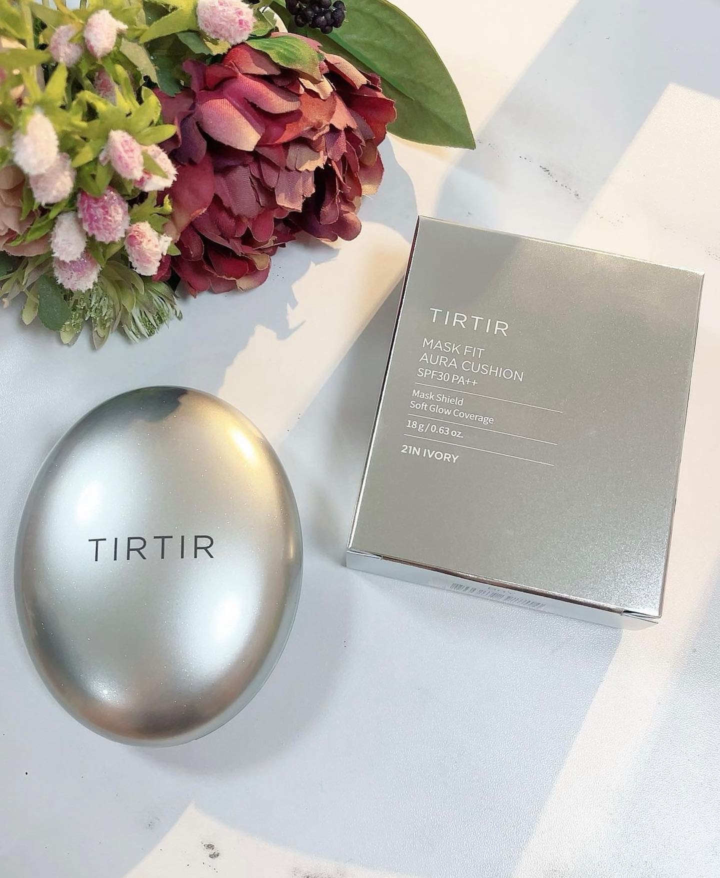 マスクフィットオーラクッション/TIRTIR(ティルティル)/クッションファンデーションを使ったクチコミ（1枚目）