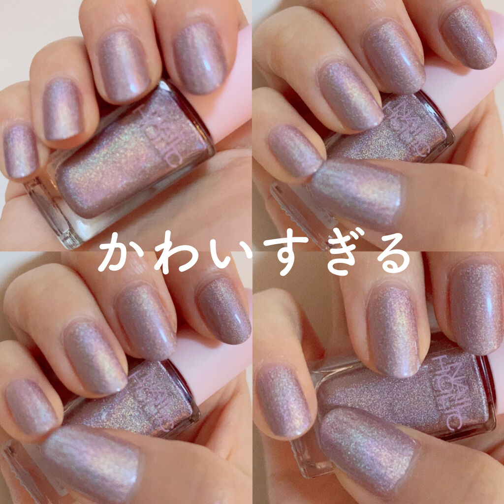 ネイルホリック リミテッドカラー Popping Sugar/ネイルホリック/マニキュアを使ったクチコミ（2枚目）