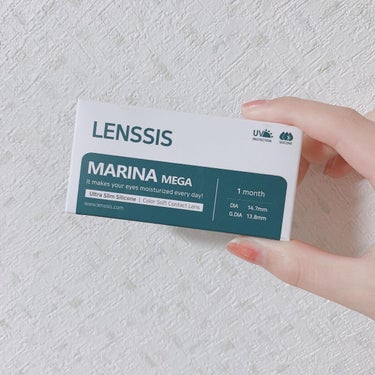 マリナシリーズ	 マリナメガブラウン/LENSSIS/カラーコンタクトレンズを使ったクチコミ（2枚目）