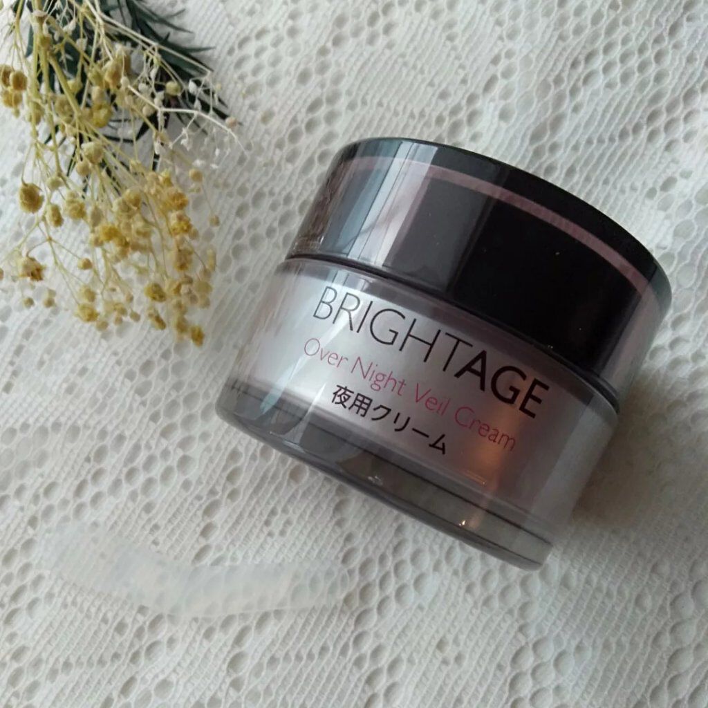 オーバーナイト ヴェールクリーム/BRIGHTAGE/フェイスクリームを使ったクチコミ（2枚目）