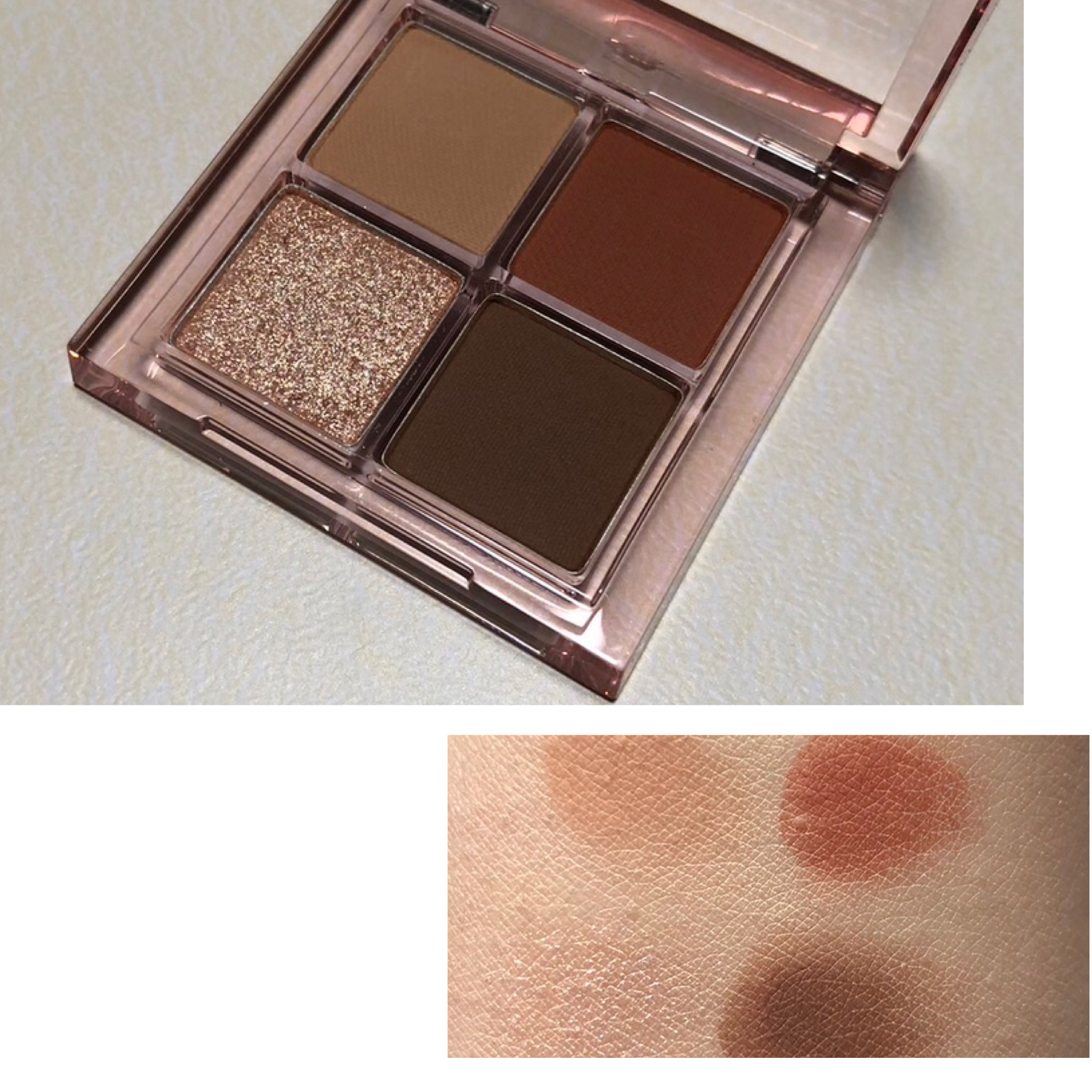 アンドバイロムアンド　メロウアイパレット BR02 アップルシナモン/&nd by rom&nd/アイシャドウパレットを使ったクチコミ（2枚目）