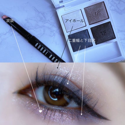 ロングウェアスパークルスティック/BOBBI BROWN/スティックアイシャドウを使ったクチコミ(3枚目)