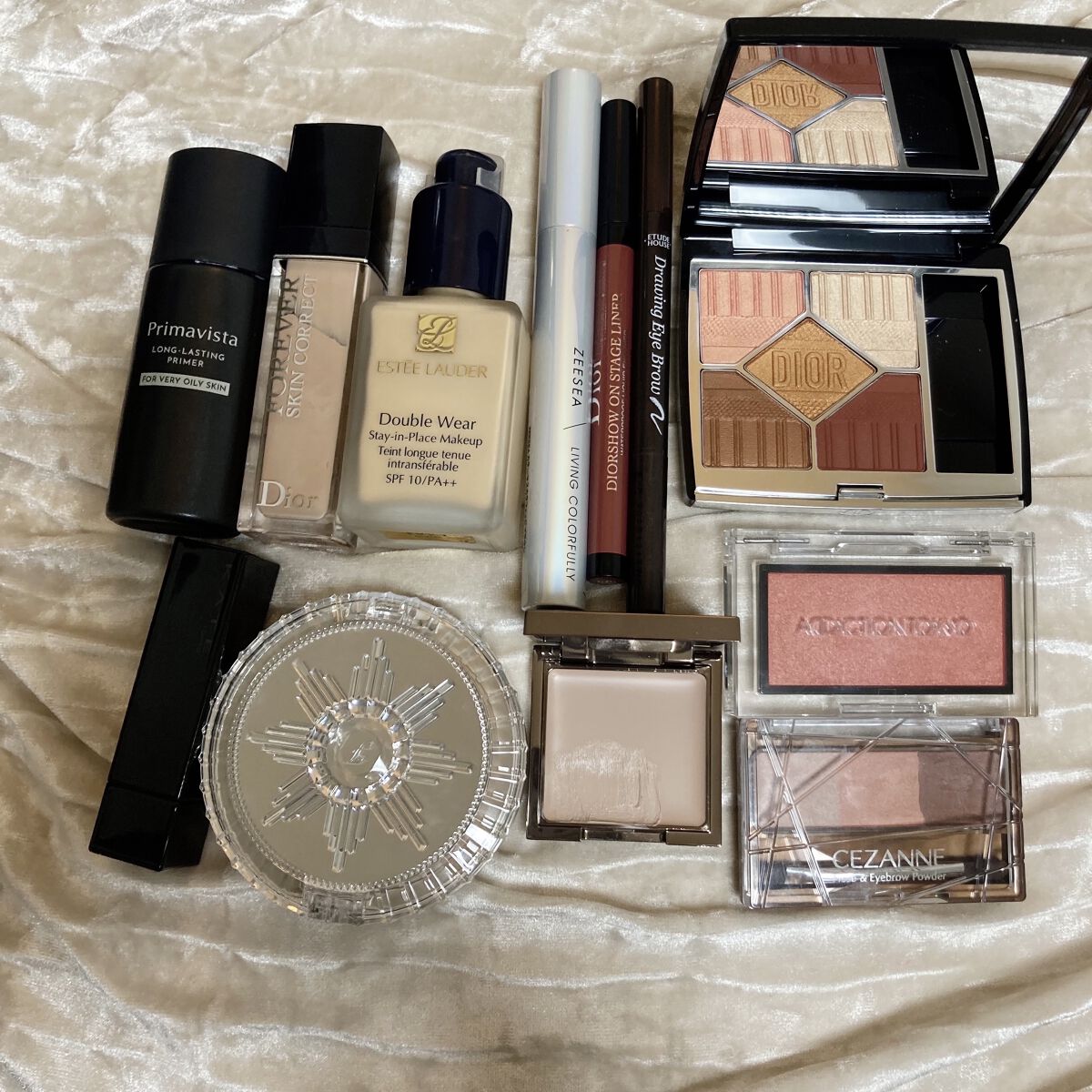 アディクション ザ ブラッシュ パール 002P Hazy Sunset/ADDICTION/パウダーチークを使ったクチコミ（3枚目）