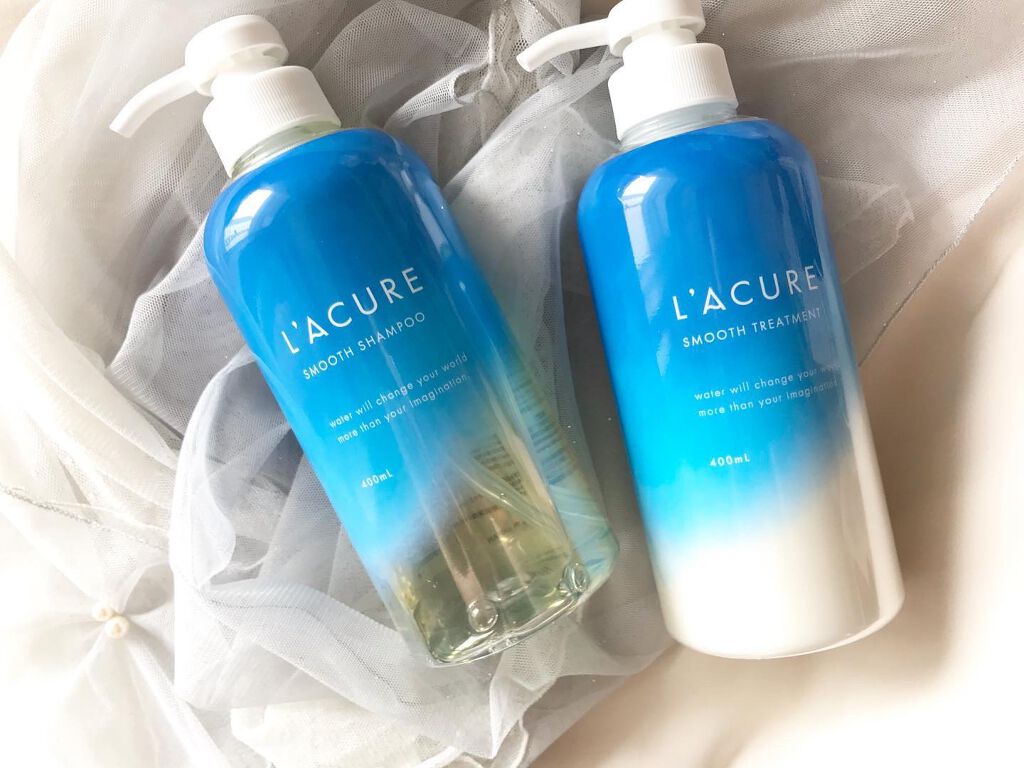 スムースシャンプー／スムーストリートメント/L'ACURE/市販シャンプーを使ったクチコミ（1枚目）