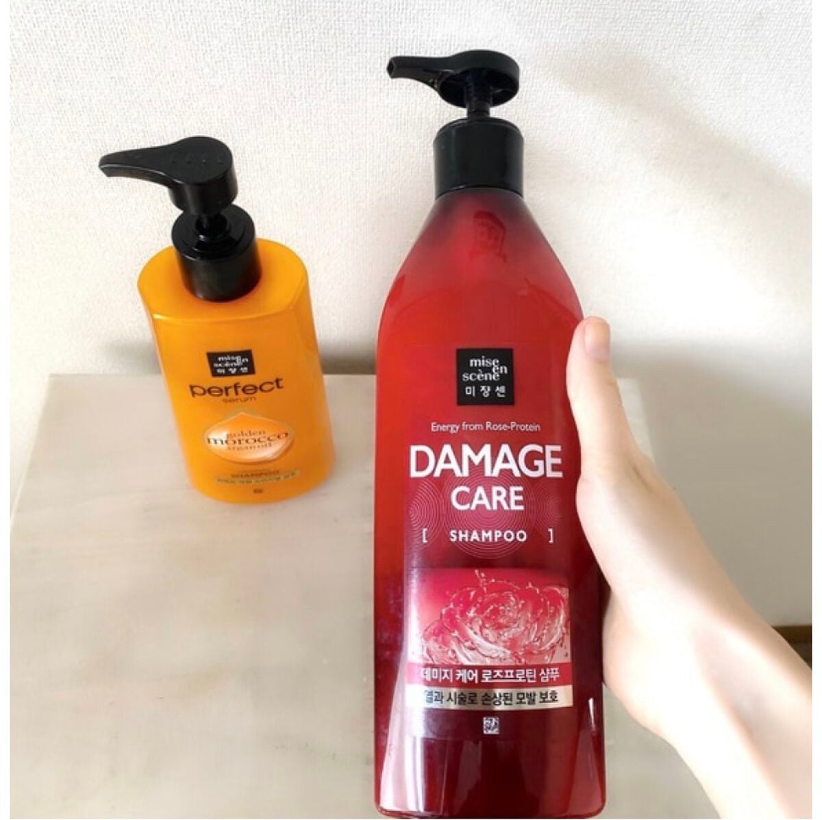ダメージケアシャンプー&コンディショナー/miseenscene/市販シャンプーを使ったクチコミ(1枚目)