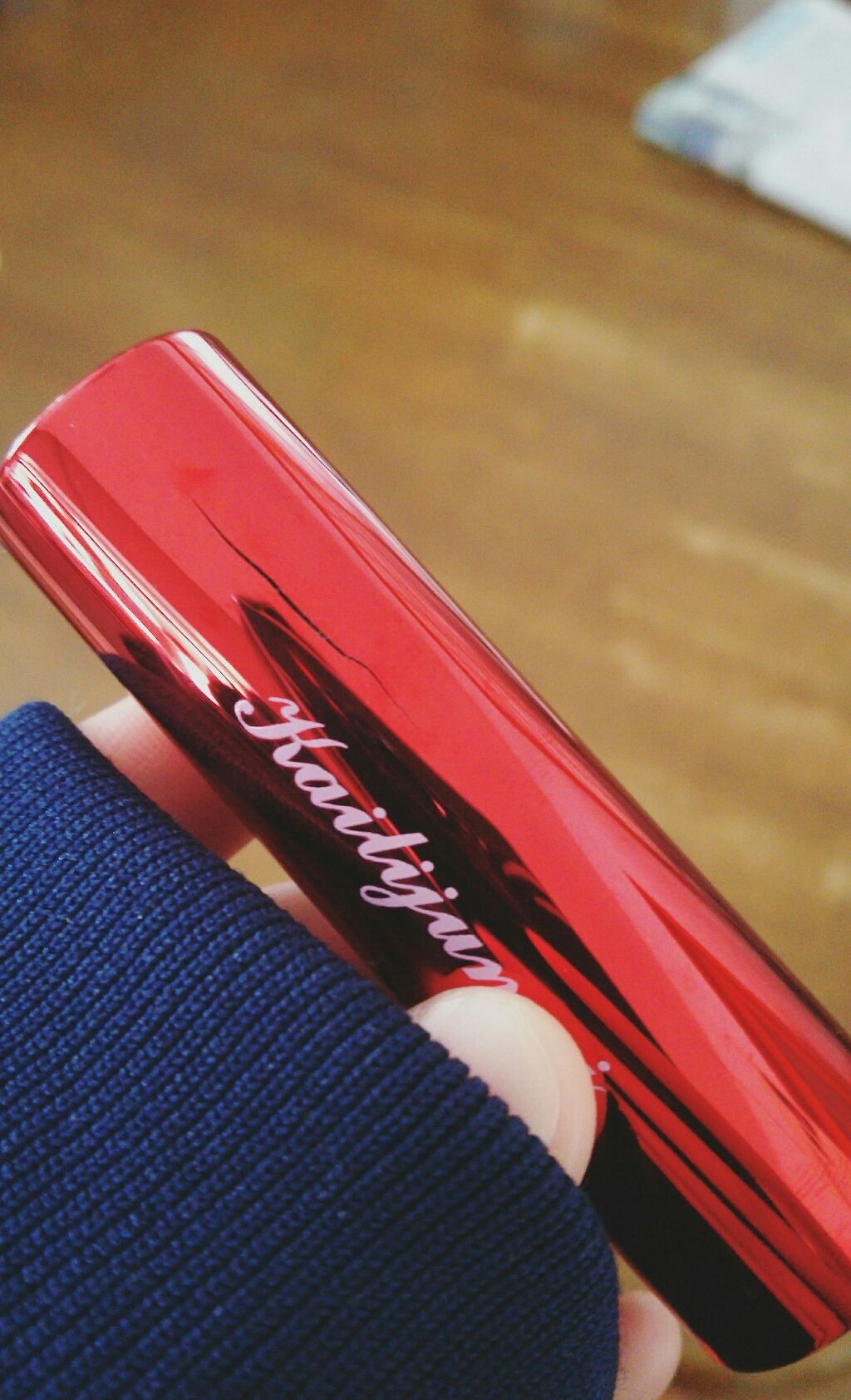 フラワーリップ ミラー付きレッドケースモデル/Kailijumei/口紅を使ったクチコミ（1枚目）