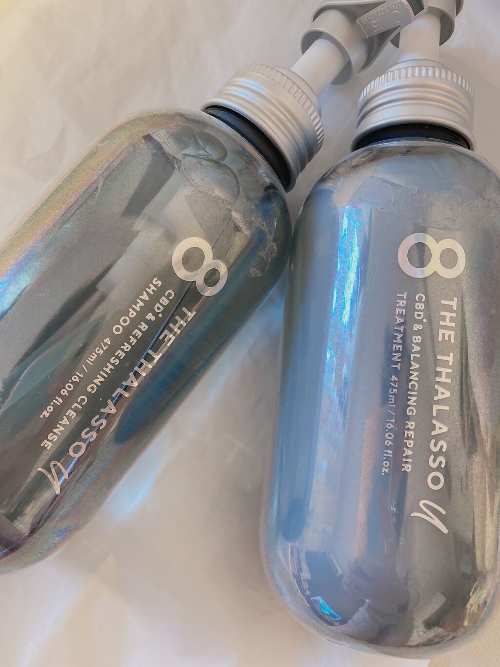 エイトザタラソ ユー CBD＆リフレッシング クレンズ 美容液シャンプー／CBD＆バランシング ダメージリペア 美容液ヘアトリートメント/エイトザタラソ/市販シャンプーを使ったクチコミ（1枚目）