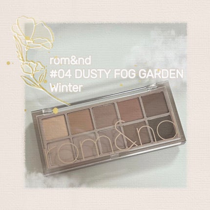 ベターザンパレット/rom&nd/アイシャドウパレットを使ったクチコミ(1枚目)