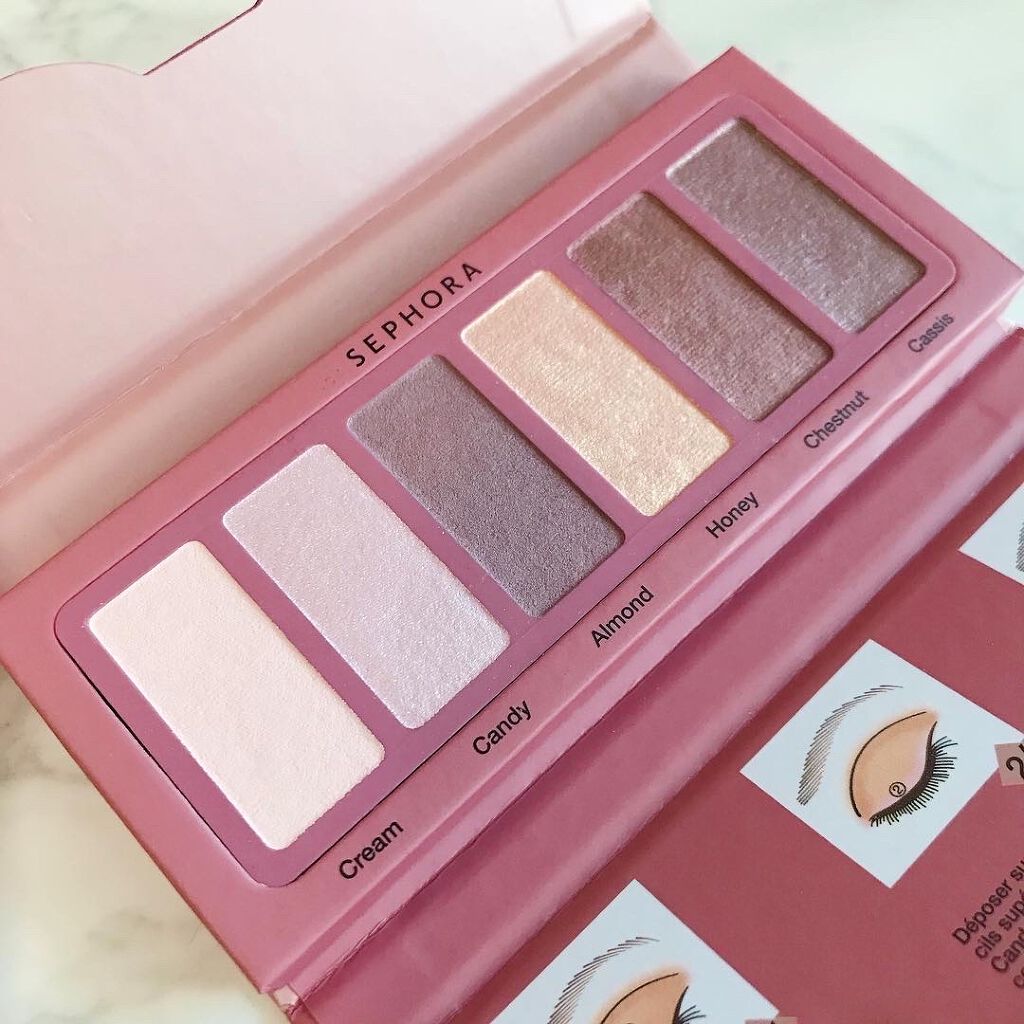 激レア! シンデレラ セフォラ sephora コラボ アイシャドウパレット 試してみた】Miniature Palette SEPHORAのリアルな口コミ