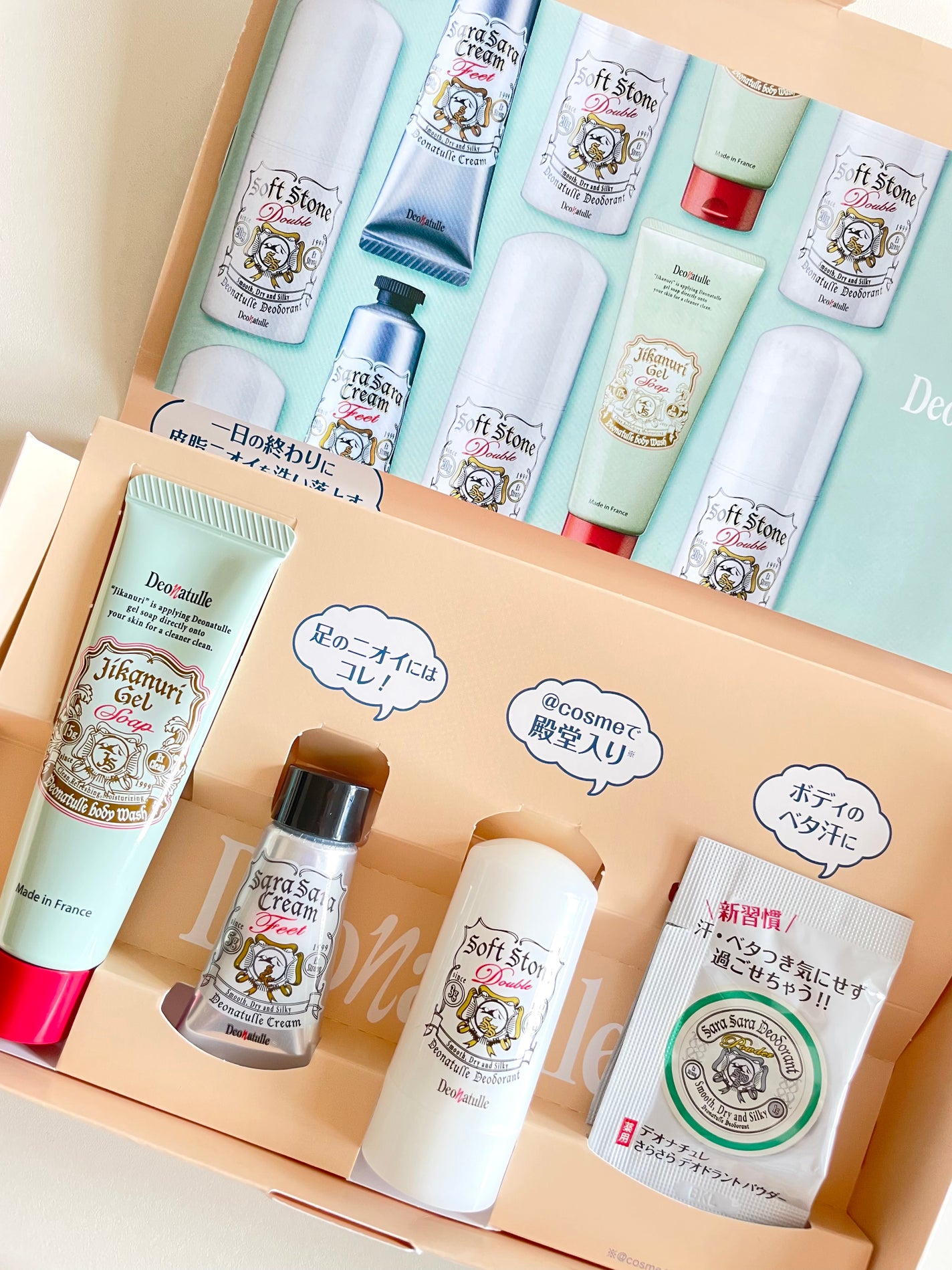 薬用ソフトストーン足指/デオナチュレ/デオドラント・制汗剤を使ったクチコミ(1枚目)