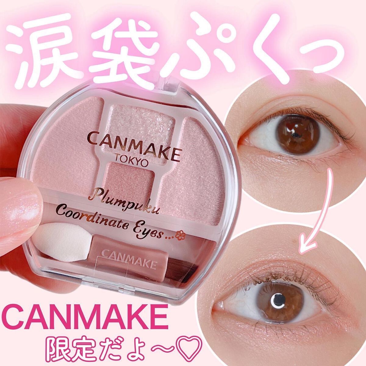 \サクラ色ぷっくり涙袋のレシピ🌸🤍/


発売前からバズってて絶対ほしかった
キャンメイクの新作GETしたよぉ🫶🏻
 
 
ピンクメイクが大好きな私は
迷わず02番を持ってレジへ…🥹💕
こっちがブルベさん向けなのかな？？
 
 