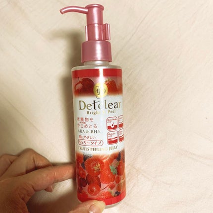DETクリア ブライト&ピール ピーリングジェリー <ミックスベリーの香り>/Detclear/ピーリングを使ったクチコミ(1枚目)
