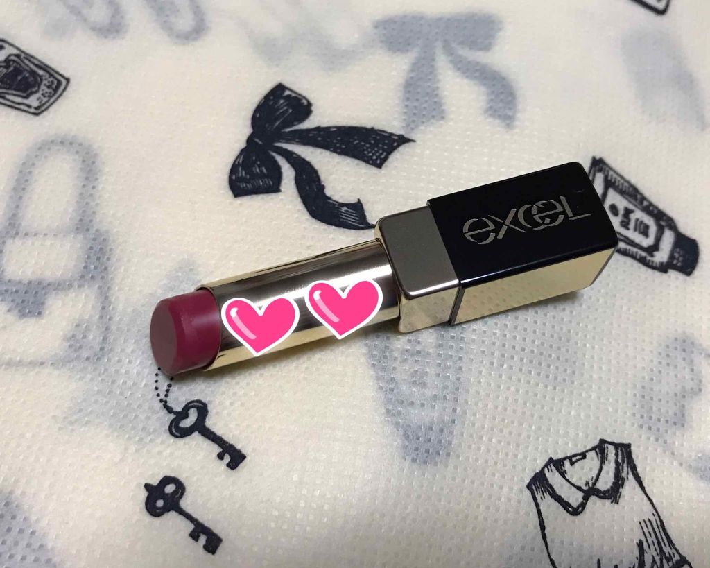 グレイズバームリップ/excel/口紅を使ったクチコミ(2枚目)
