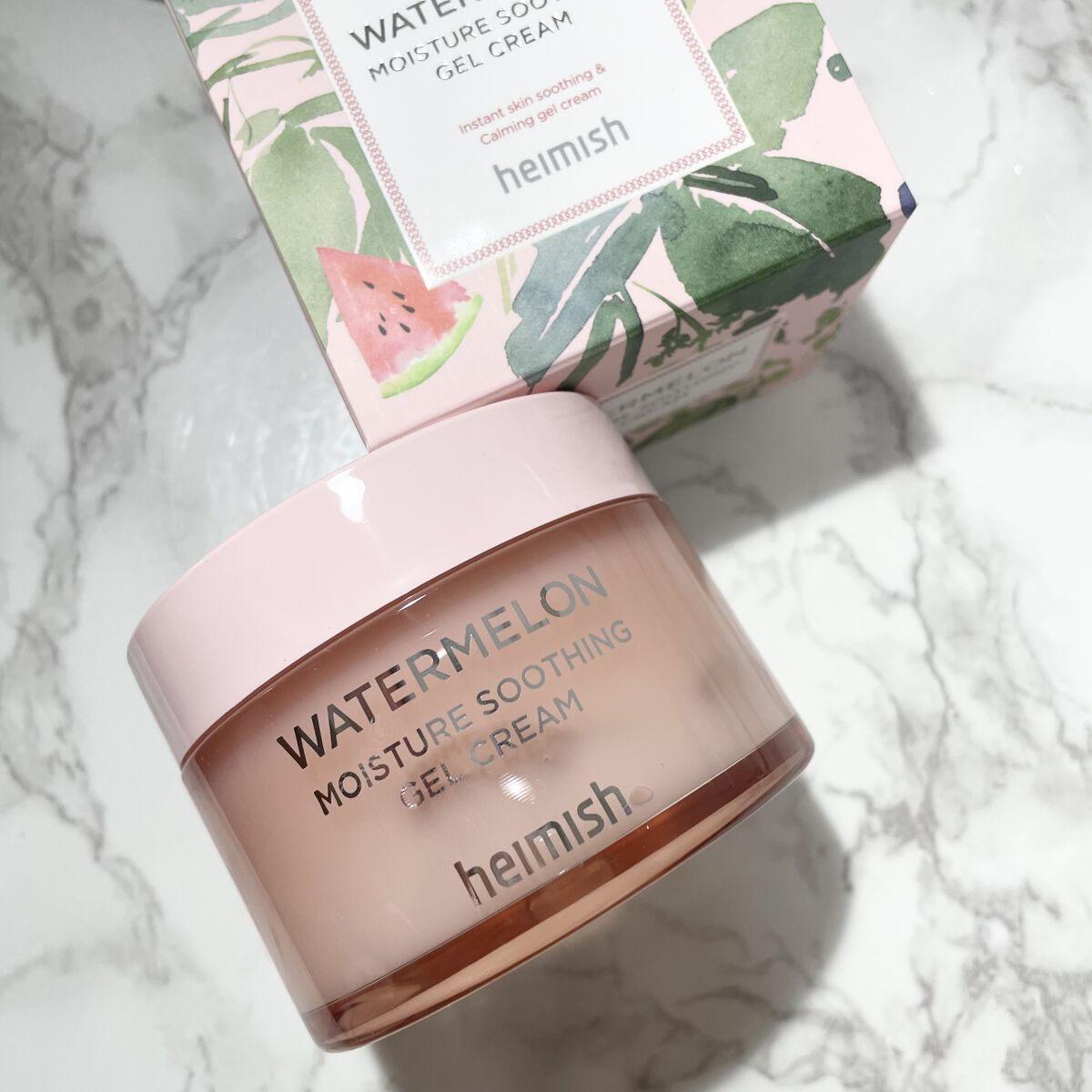 ウォーターメロン モイスチャーサージゲルクリーム/heimish/フェイスクリームを使ったクチコミ（1枚目）