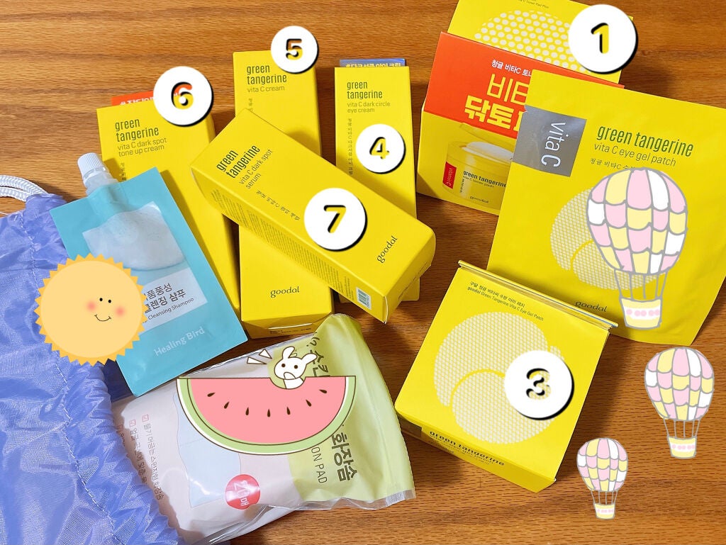 グリーンタンジェリン ビタC ダークスポットケアセラム/goodal/美容液を使ったクチコミ(2枚目)