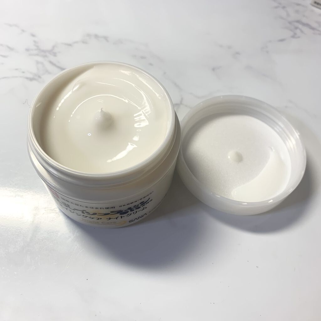 リンクルナイトクリーム/なめらか本舗/フェイスクリームを使ったクチコミ（2枚目）