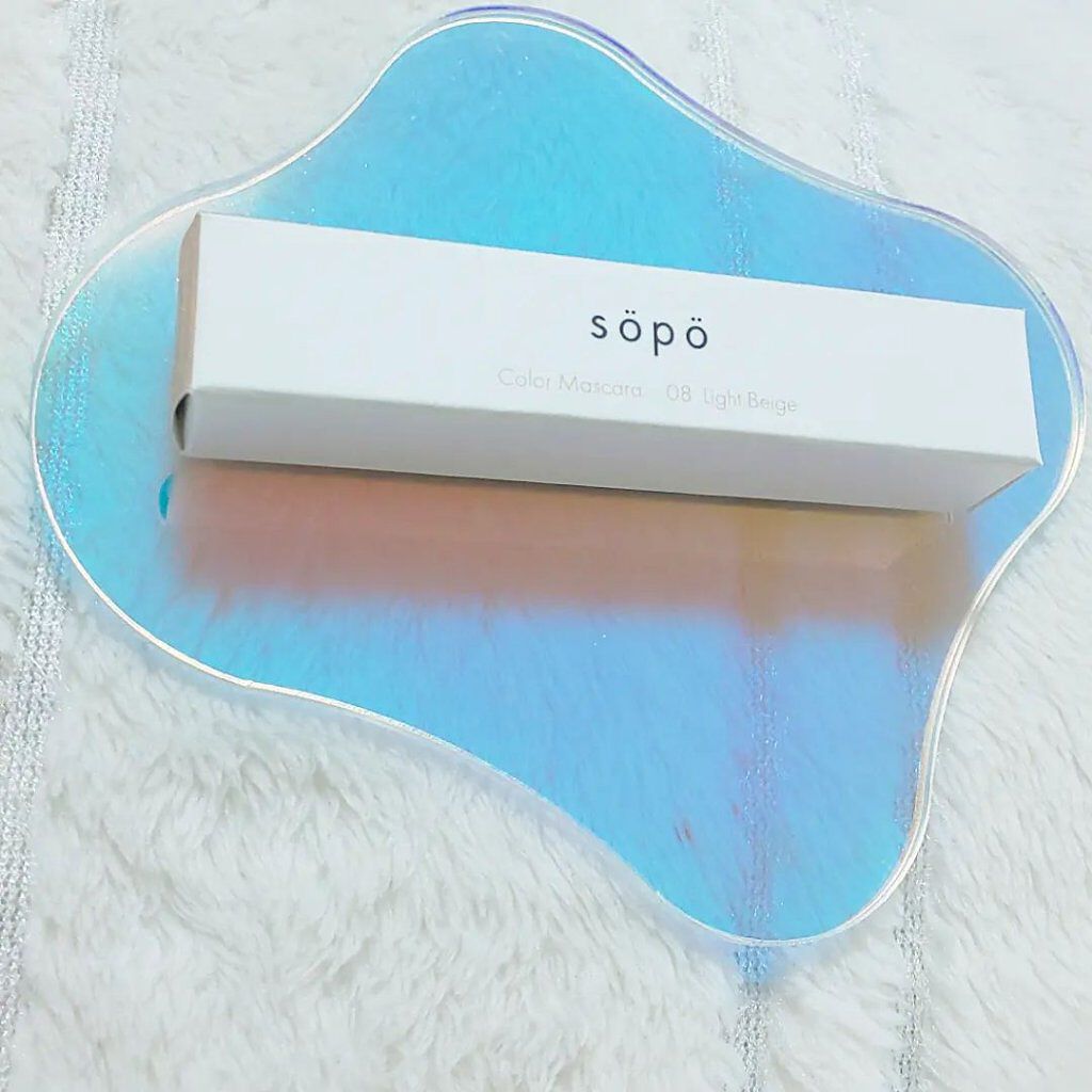 カラーマスカラ/sopo/マスカラを使ったクチコミ（1枚目）