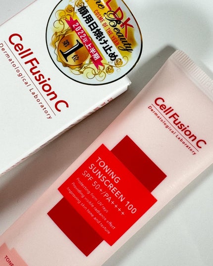 トーニングサンスクリーン100/Cell Fusion C(セルフュージョンシー)/日焼け止めクリームを使ったクチコミ(1枚目)