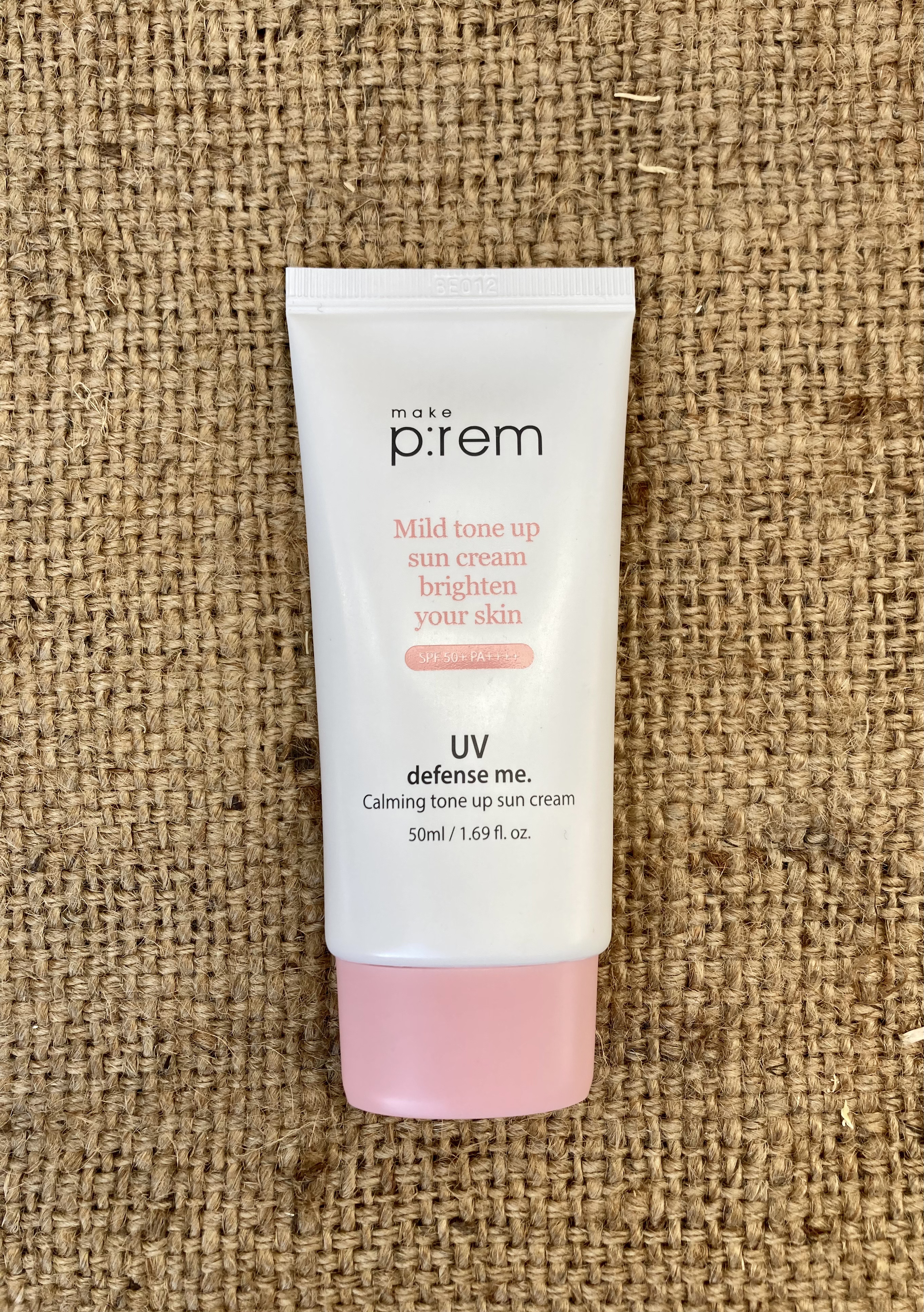 UVディフェンスミー カーミングトーンアップサンクリーム/make prem/日焼け止めクリームを使ったクチコミ（1枚目）