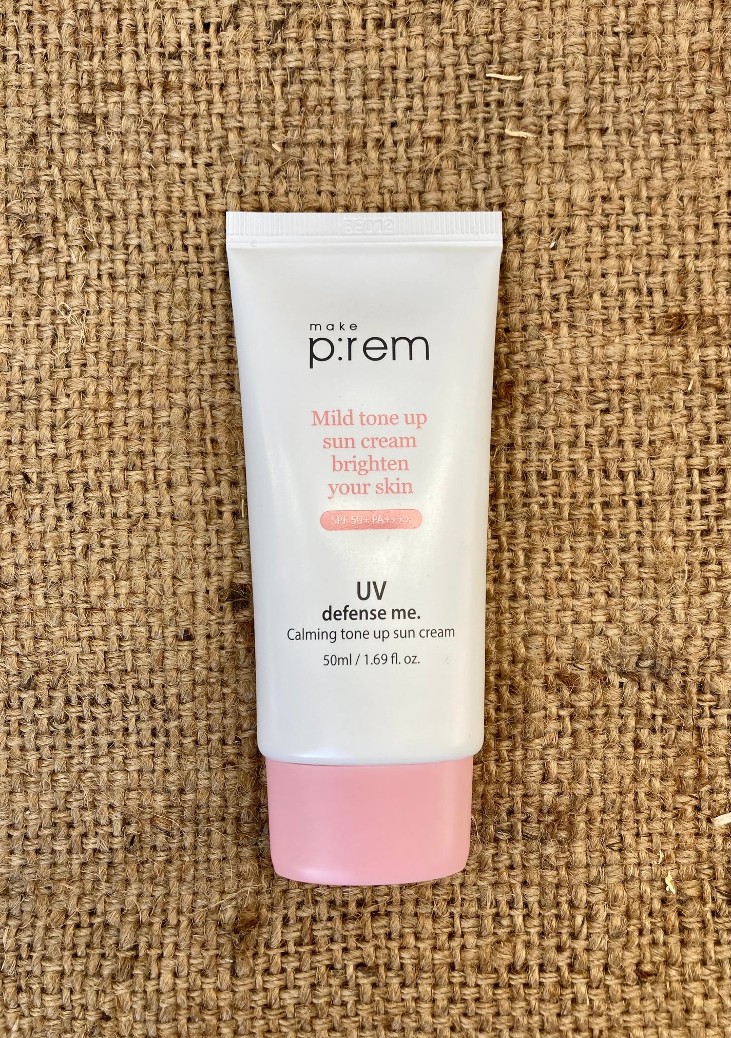 UVディフェンスミー カーミングトーンアップサンクリーム/make prem/日焼け止めクリームを使ったクチコミ(1枚目)