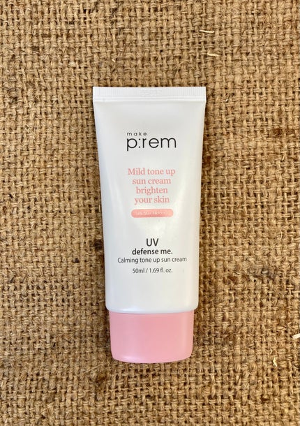 UVディフェンスミー カーミングトーンアップサンクリーム/make prem/日焼け止めクリームを使ったクチコミ(1枚目)