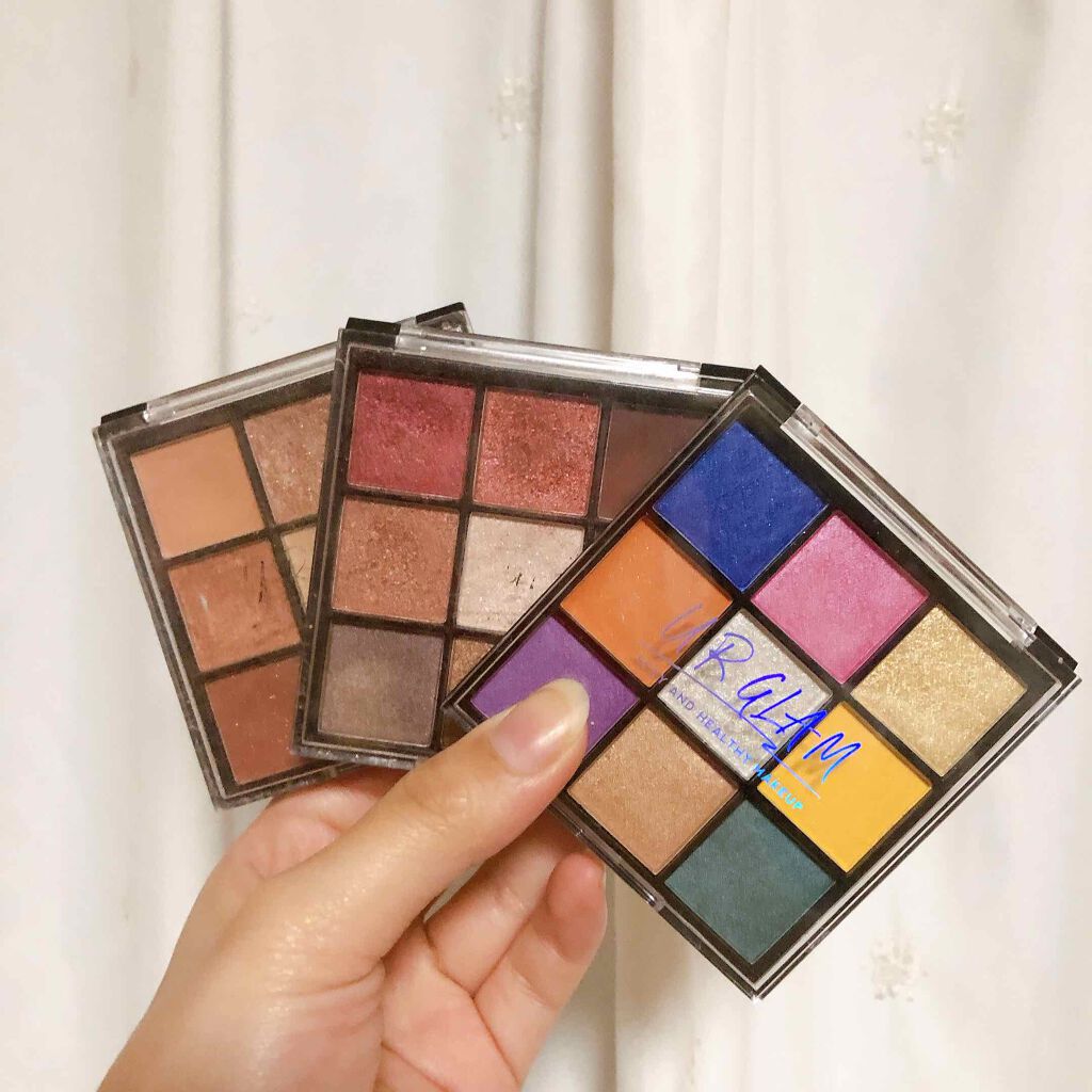 UR GLAM　BLOOMING EYE COLOR PALETTE/U R GLAM/アイシャドウパレットを使ったクチコミ（1枚目）