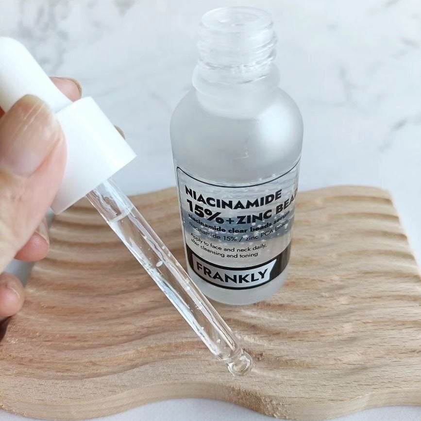 ナイアシンジンクビーズセラム/Frankly/美容液を使ったクチコミ(2枚目)