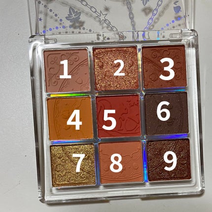 クォーツ 9色アイシャドウパレット(ドリームランドアイシャドウ)/ZEESEA/アイシャドウパレットを使ったクチコミ(2枚目)