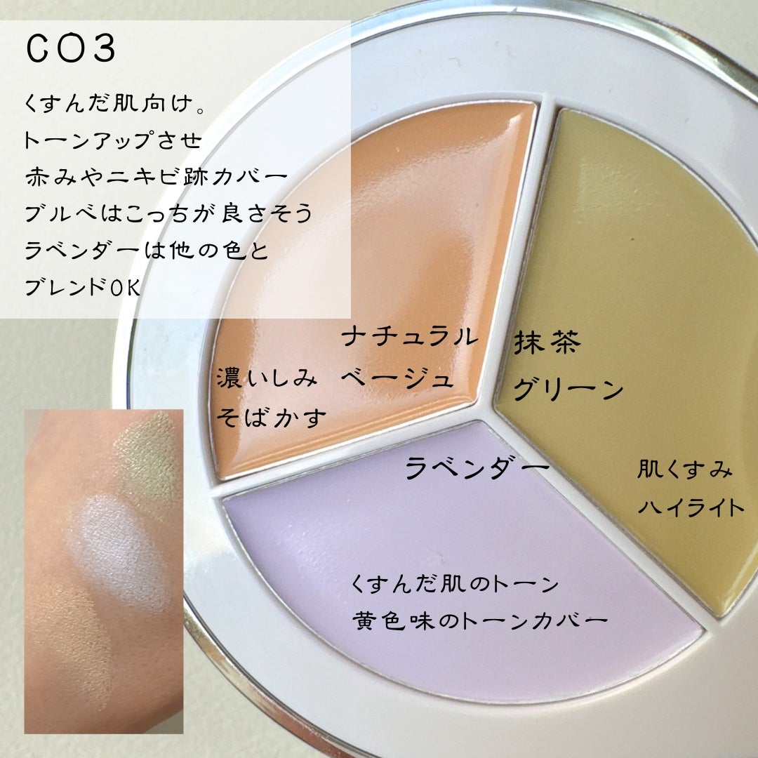 パーフェクトカバー コンシーラーパレット/Dear.A/パレットコンシーラーを使ったクチコミ(5枚目)