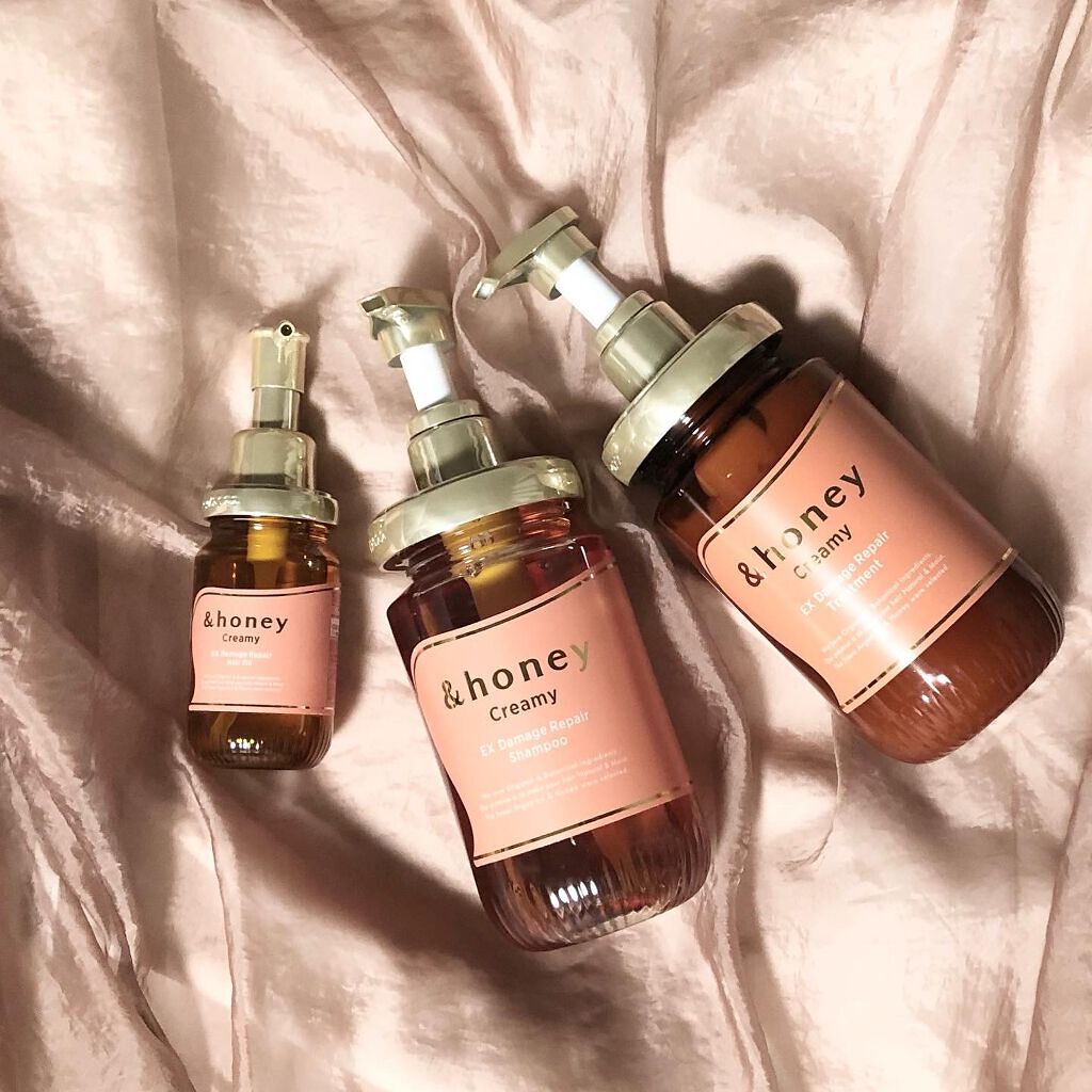 Creamy EXダメージリペアシャンプー1.0/ヘアトリートメント2.0/&honey/市販シャンプーを使ったクチコミ(1枚目)