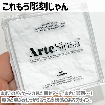 アンボイスドアイシャドウパレット/ArteSinsa/アイシャドウパレットを使ったクチコミ(3枚目)