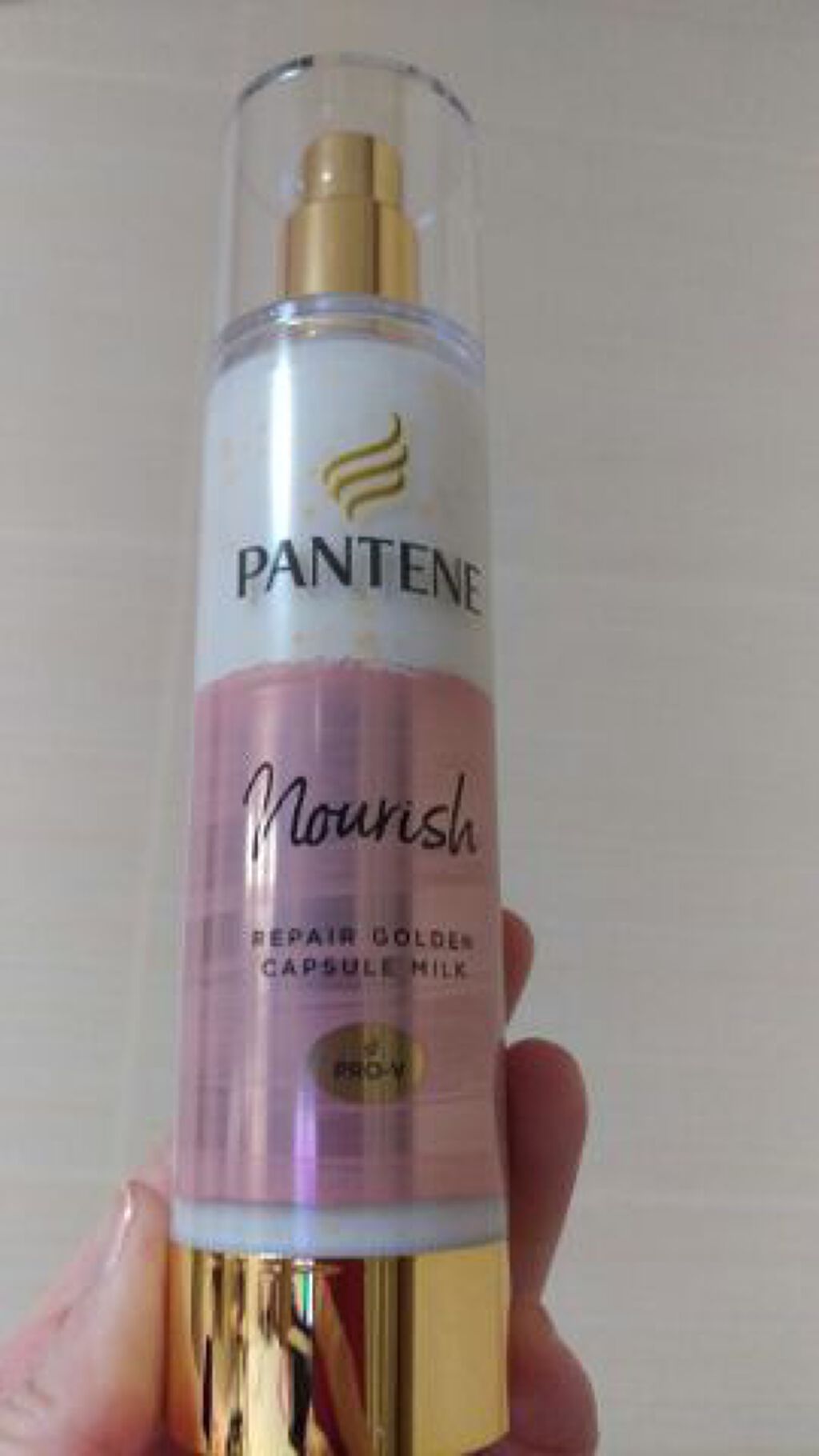 リペアー ゴールデン カプセル ミルク/パンテーン/ヘアミルクを使ったクチコミ(1枚目)