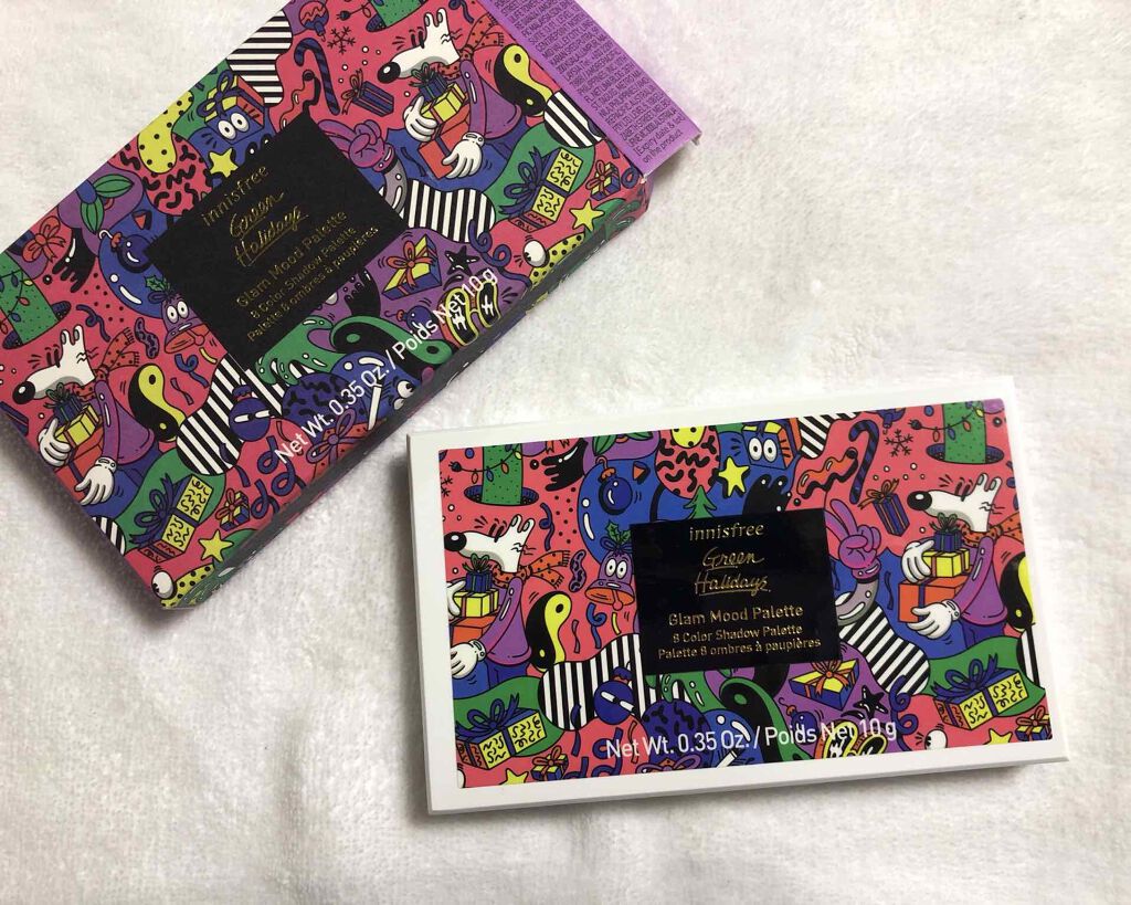 グラムムード パレット 2020 Green Holidays Edition/innisfree/アイシャドウパレットを使ったクチコミ（1枚目）