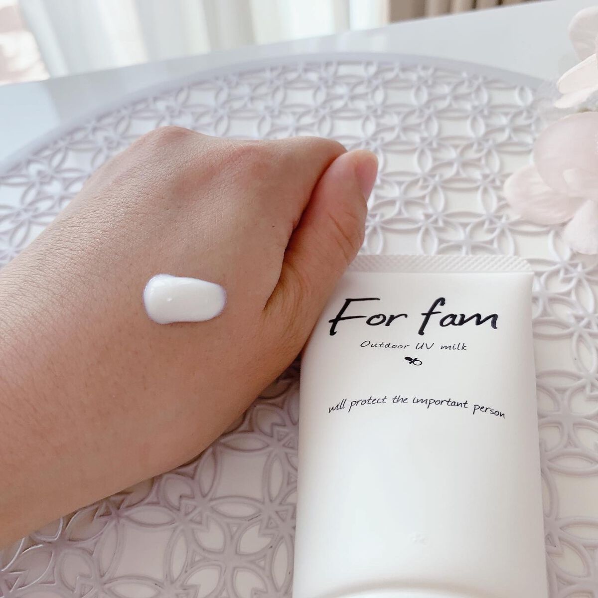 アウトドアUVミルク/For fam/日焼け止めミルクを使ったクチコミ（2枚目）
