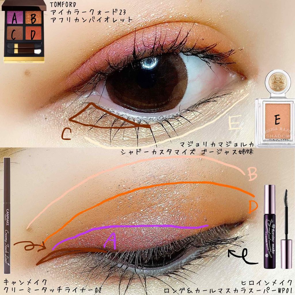 アイ カラー クォード/TOM FORD BEAUTY/アイシャドウパレットを使ったクチコミ（2枚目）