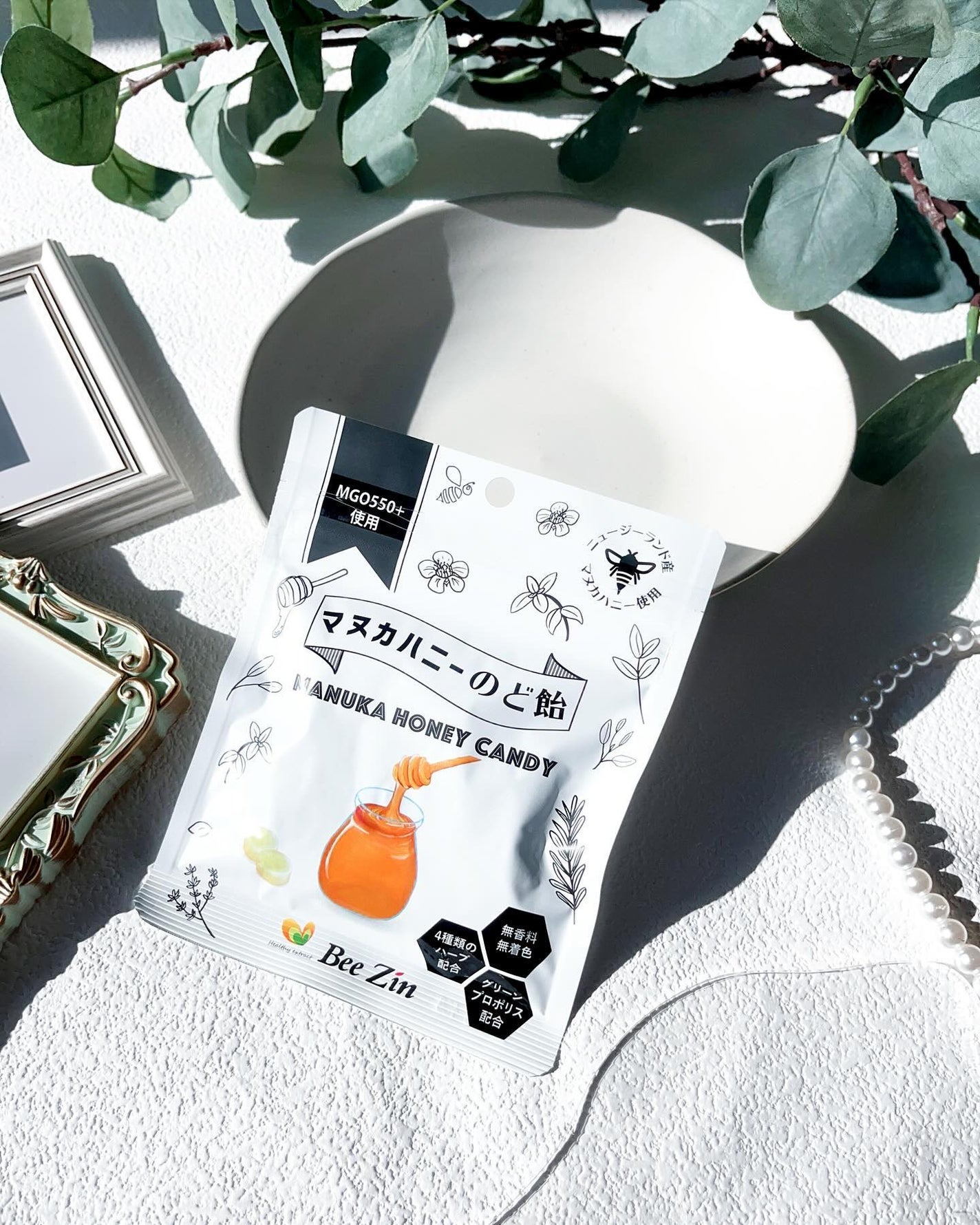 マヌカハニーのど飴/Bee Zin/食品を使ったクチコミ(3枚目)