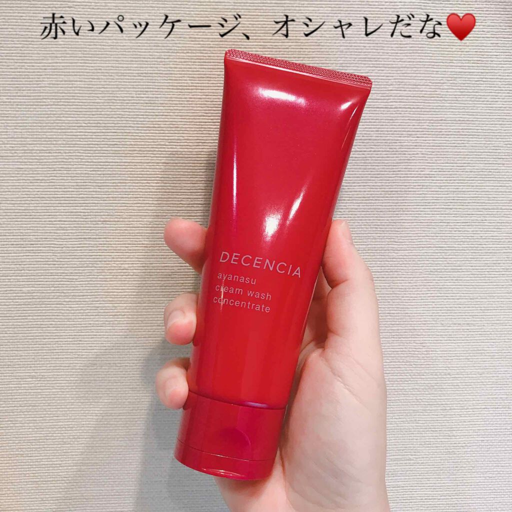 DECENCIA アヤナスクリーム ウォッシュ コンセントレートのクチコミ「DECENCIA、アナヤスクリームウォッシュコンセントレート(敏感肌用洗顔フォーム)です♡﻿.....」（2枚目）