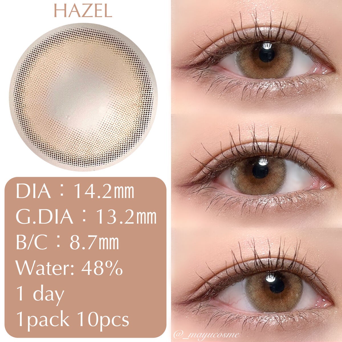 FrenchShine1day/OLENS/ワンデー(1DAY)カラコンを使ったクチコミ(2枚目)