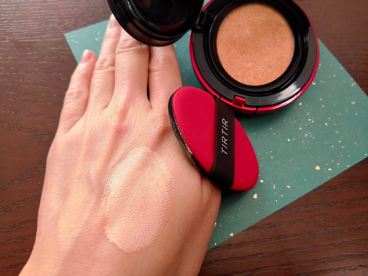 マスク フィット レッド クッション/TIRTIR(ティルティル)/クッションファンデーションを使ったクチコミ(2枚目)